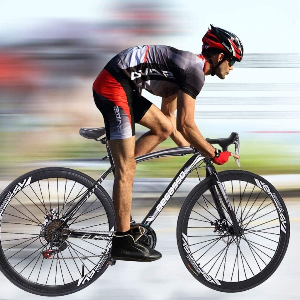 Adult Road Bikes Bicycles,26 Inch 700c Full Suspension 's Derailleur, 21 Changing Speed,Easy Climbing Performance,for Men Women Teens Adults