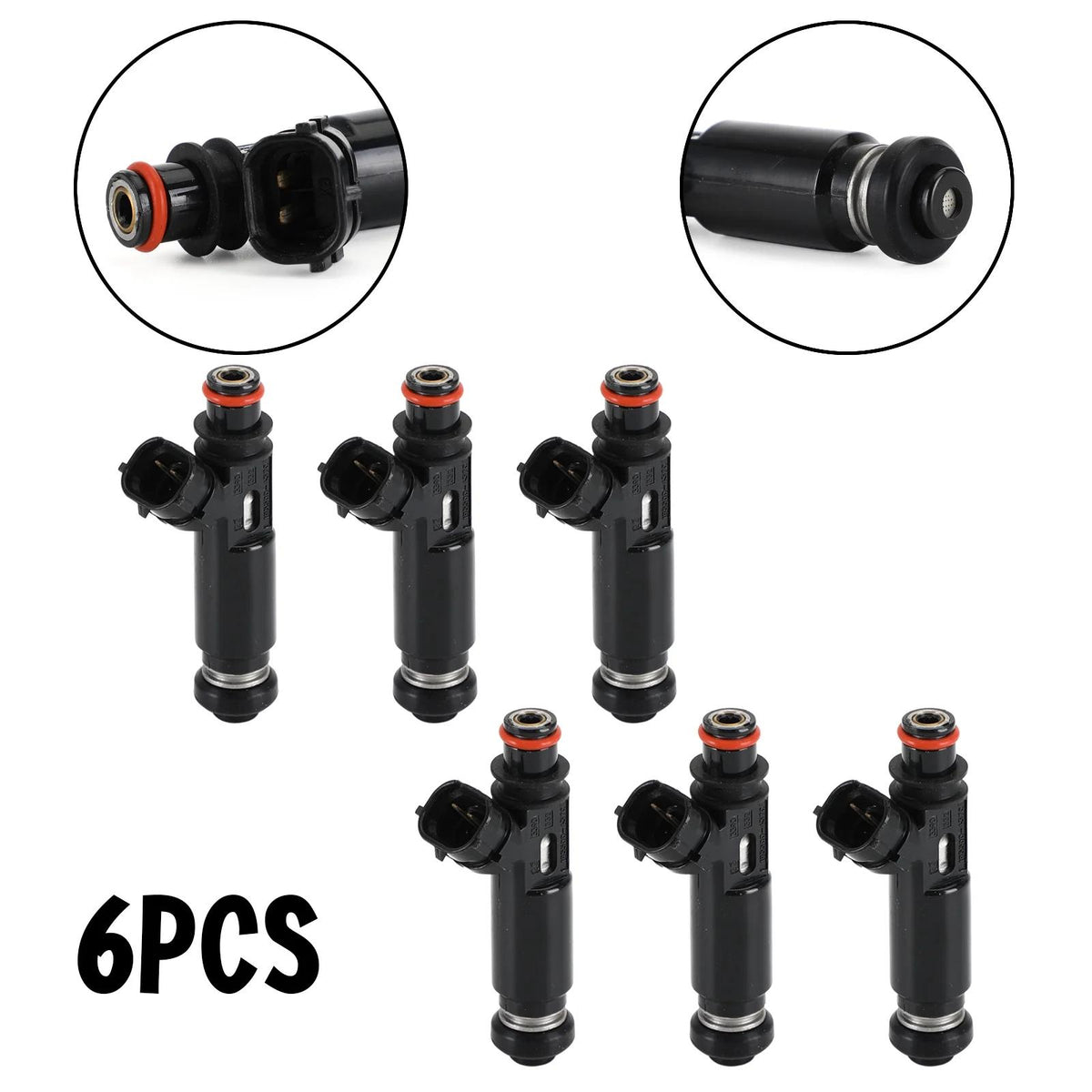 2003-2006 Mitsubishi Montero Pajero 3.8L V6  6PCS Fuel Injectors 195500-4370 Generic