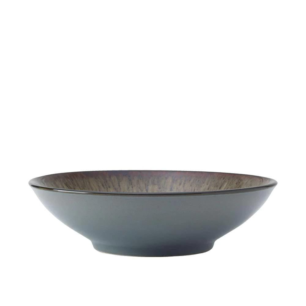 Monroe Gray 16 Piece Dinnerware Set, Service for 4