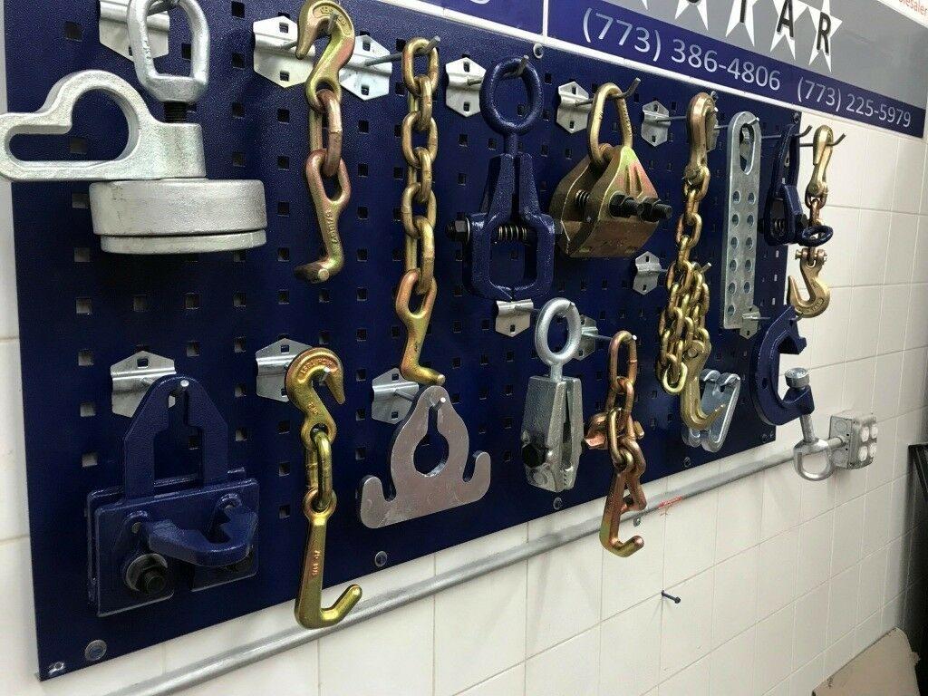 AUTO BODY FRAME MACHINE 16 PIECE TOOLS AND CLAMP CHAIN SET SPECIAL PRICING