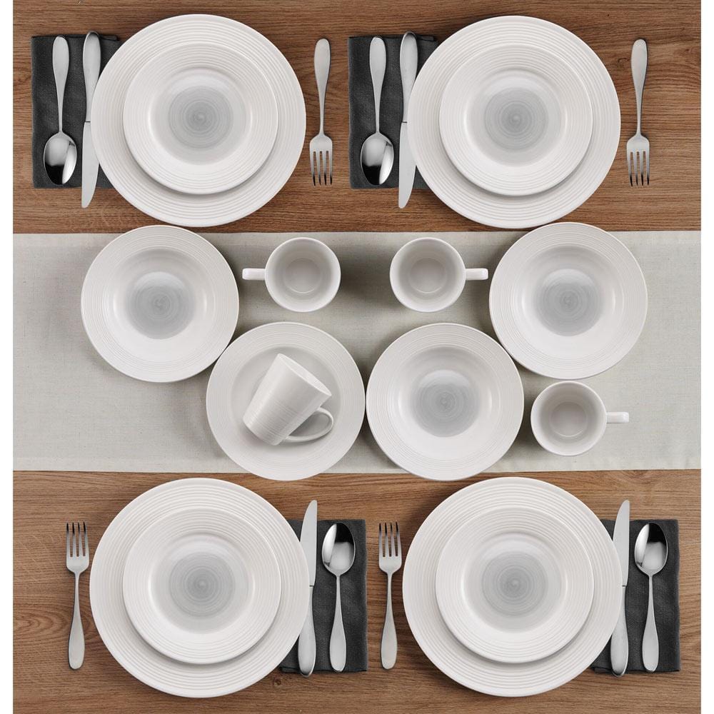 Annie Gray 16 Piece Dinnerware Set, Service for 4
