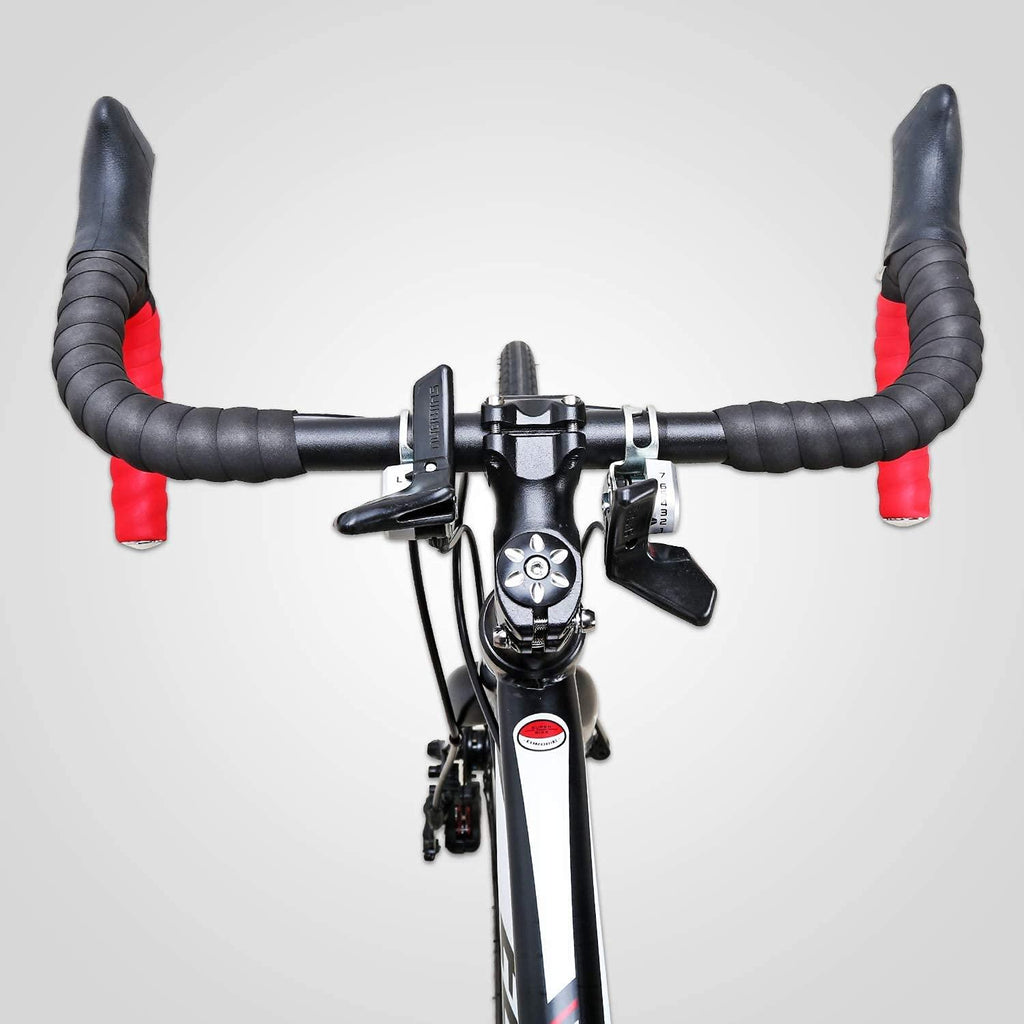 YH-XC550 Road Bike for Men and Women 49cm Frame Bicycle 700C Wheels 21 Speed Dual Disc Brake Commuter Bikes