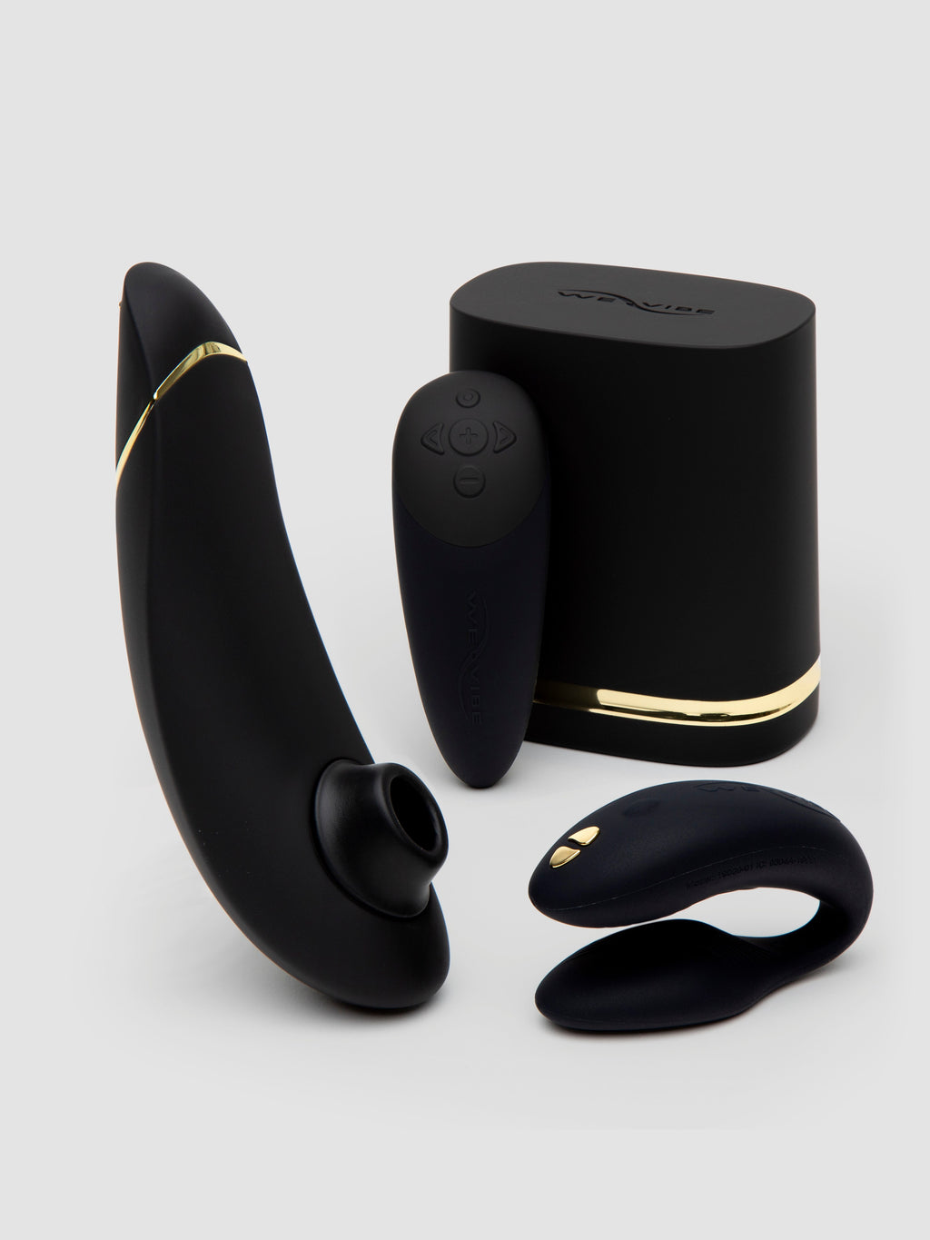 Womanizer X We-Vibe Golden Moments Limited Edition Pleasure Collection, Black