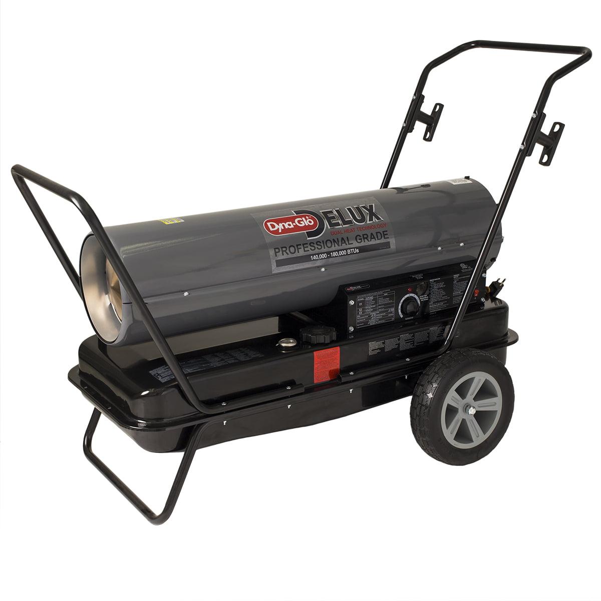 Dyna-Glo Delux 140,000/180,000 BTU Indoor/Outdoor Portable Kerosene Forced Air Heater