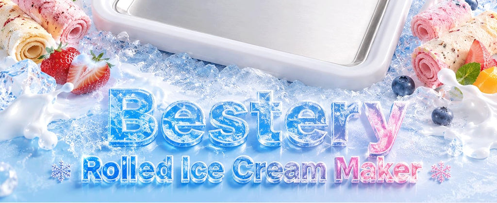 Rolled Ice Cream Maker,  Freeze Tray Ice Cream Maker,Homemade DIY Ice Cream Rolled Maker for Fun Family Activities, Rolled Ice Cream Tray for Yogurt, Sorbetand and Gelatod, White