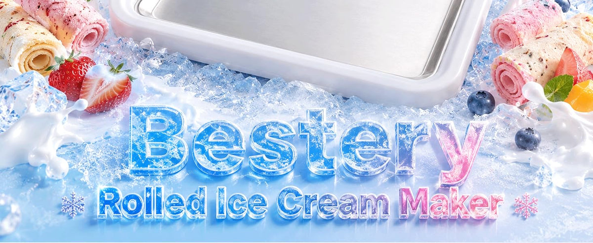 Rolled Ice Cream Maker,  Freeze Tray Ice Cream Maker,Homemade DIY Ice Cream Rolled Maker for Fun Family Activities, Rolled Ice Cream Tray for Yogurt, Sorbetand and Gelatod, White