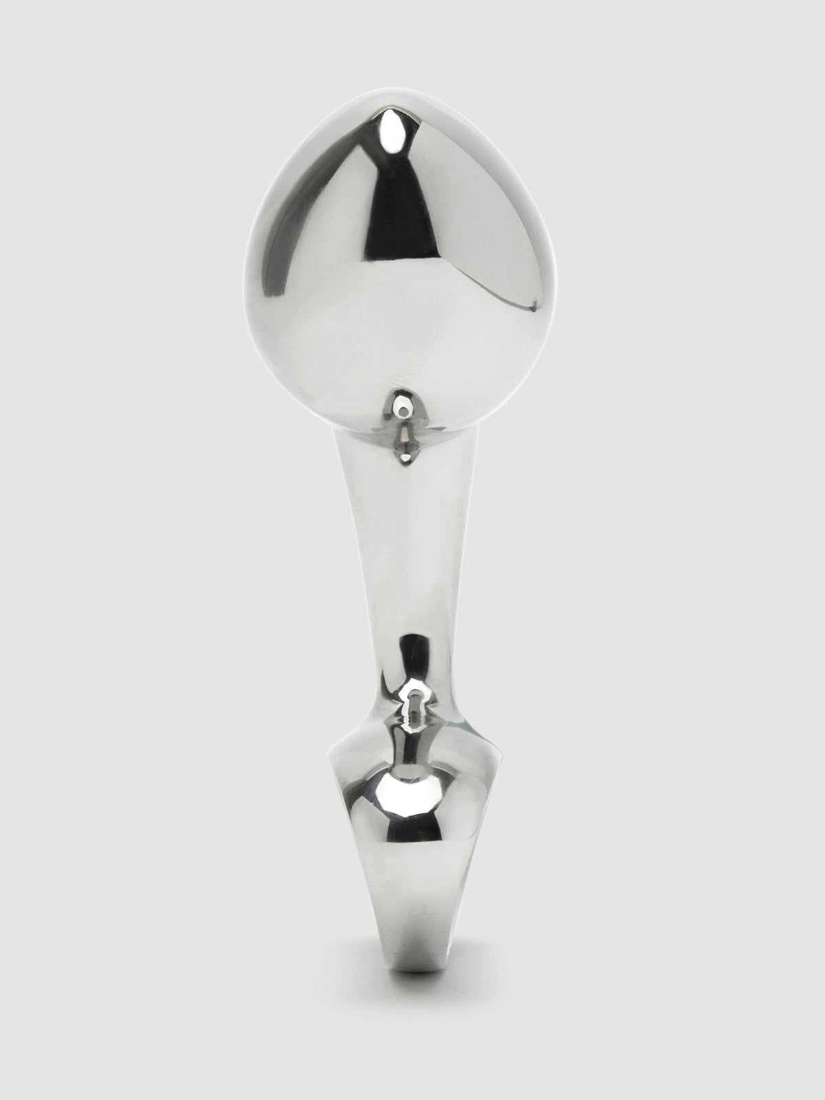 njoy Pure Plug Medium Stainless Steel Butt Plug, Silver