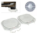 2 Wheels Durable Car Front End Wheel Alignment Turntable Plates Tools Heavy duty