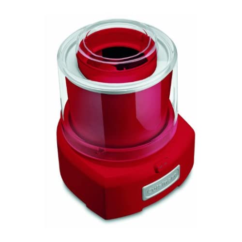 Ice Cream Maker Machine, 1.5 Quart Double Insulated Machine, Sorbet and Frozen Yogurt Maker, Ready in 20 Minutes, ICE-21RP1, Red