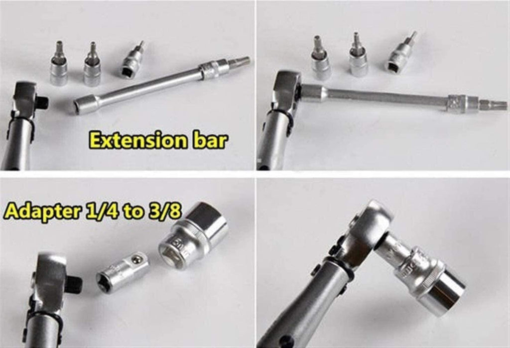 ZSEFV 15 in 1 2-20Nm Torque Wrench Repair Tools Set for Bicycle Hardware Tool Kits Hand Tools