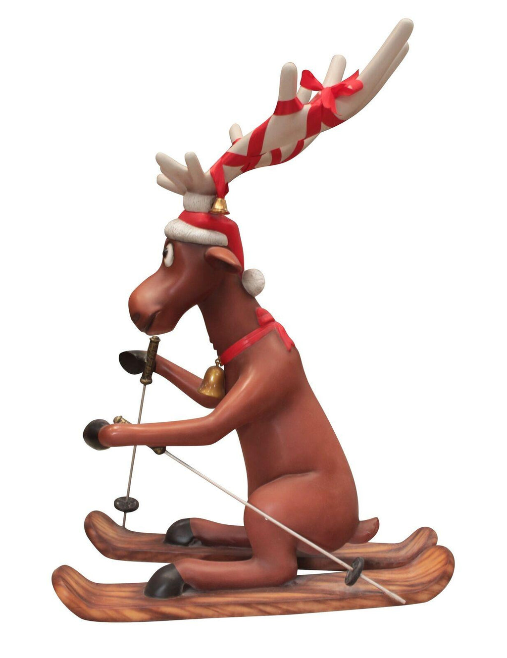 Funny Reindeer Skiing Christmas Decor 5FT- Funny Reindeer Skiing