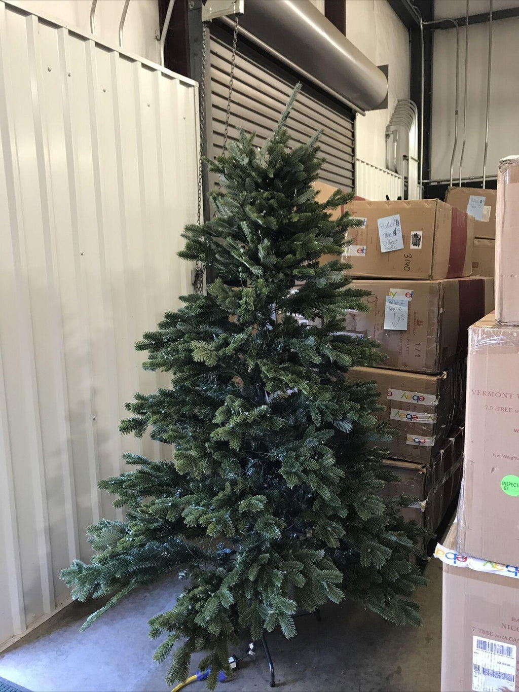 Open Box Balsam Hill Fraser Fir 6.5' Tree with Candlelight LED Lights Christmas
