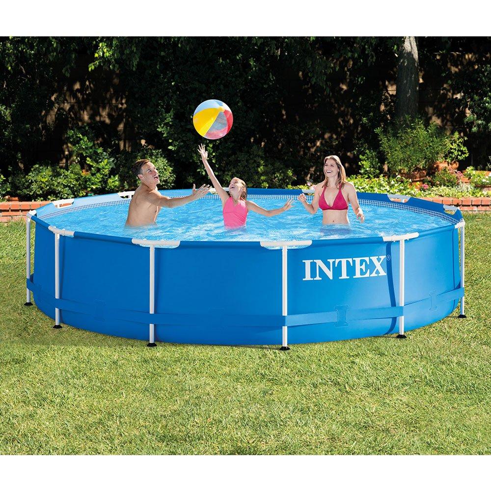 intex  12ft x 30in swimming pool &amp; intex 530 gph pool cartridge filter pump