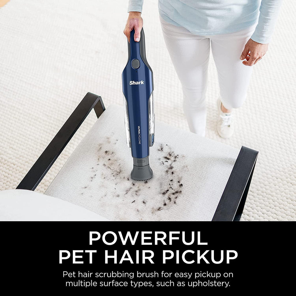 Shark CH964AMZ 2-in-1 Cordless &amp; Handheld Vacuum Ultracyclone System, Ultra-Lightweight and Portable for Car and Home, Blue