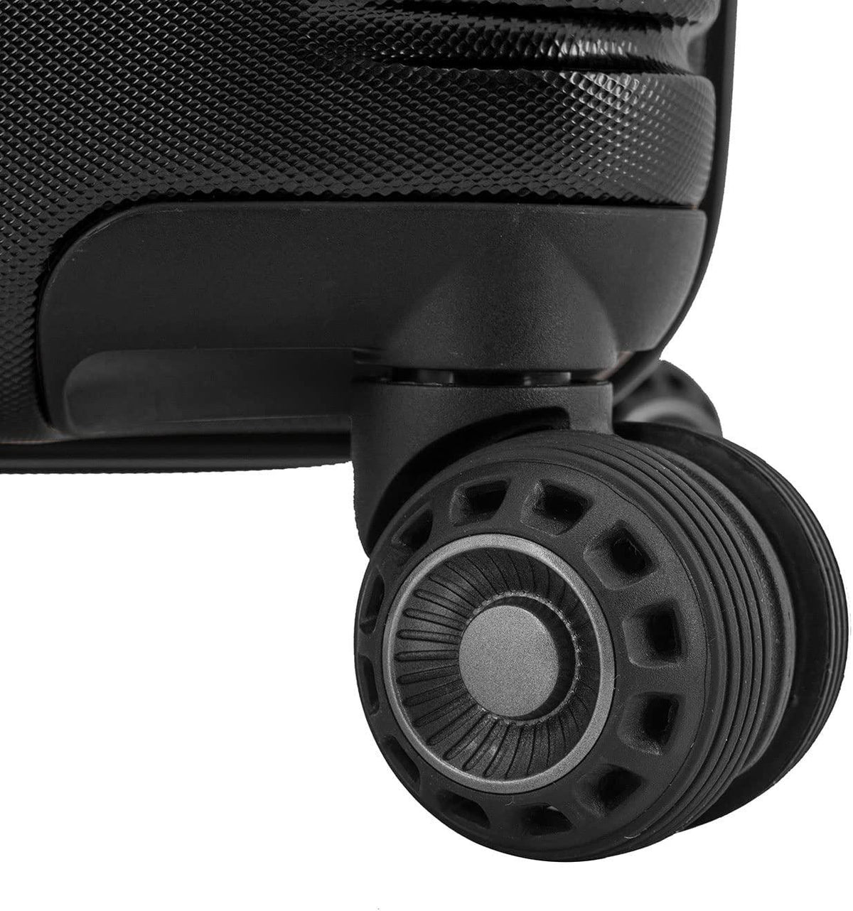 Archer Polycarbonate Hardside Spinner Luggage Set, Black, 2-Piece