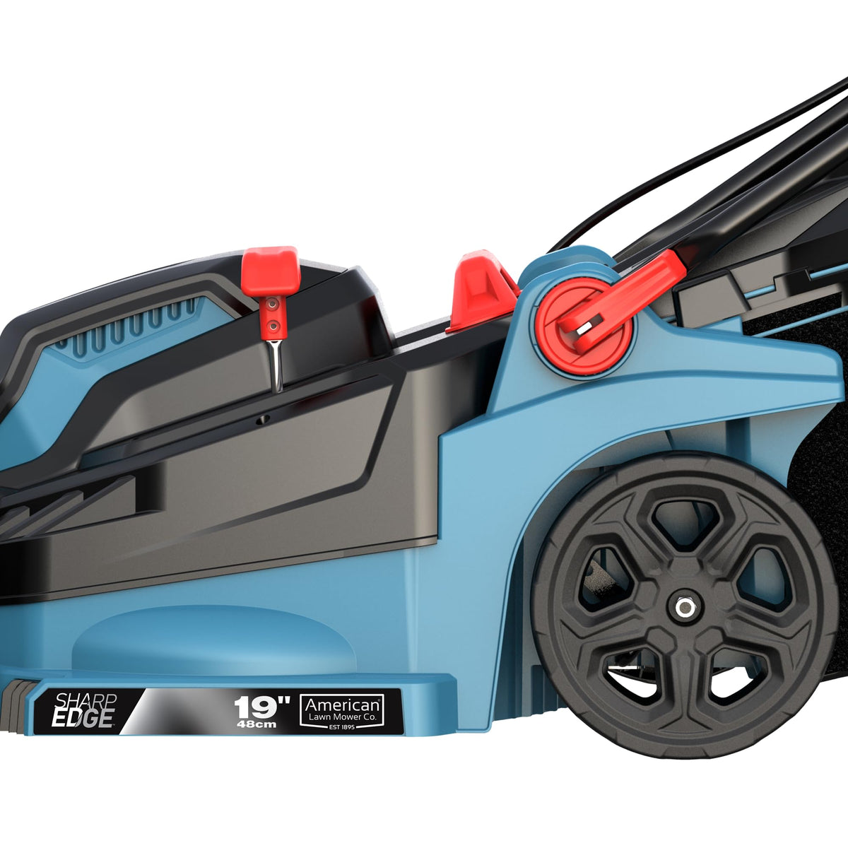 51319 19-inch 13-Amp Corded Electric Push Lawn Mower with Grass Bag