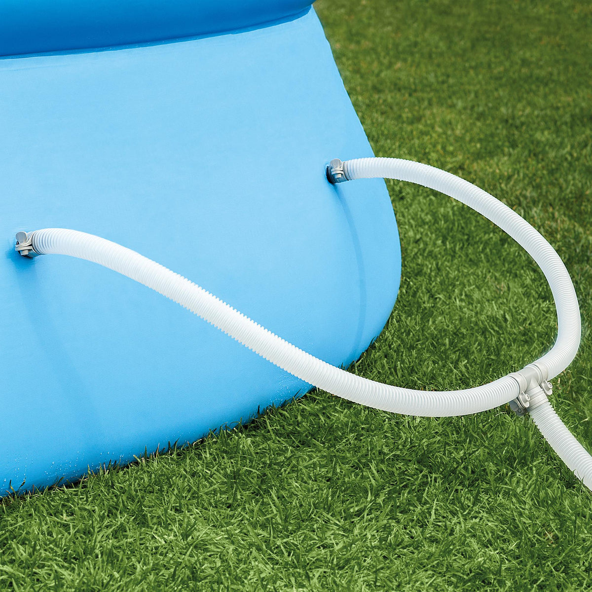 15' x 48" Inflatable Easy Set Above Ground Swimming Pool w/ Ladder &amp; Pump