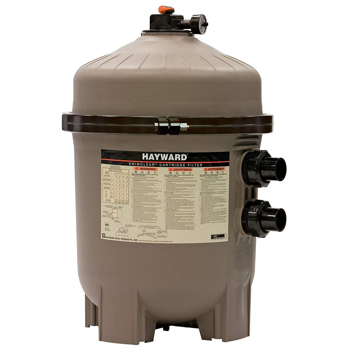 hayward w3c3030 325 square feet swimclear outdoor inground cartridge pool filter