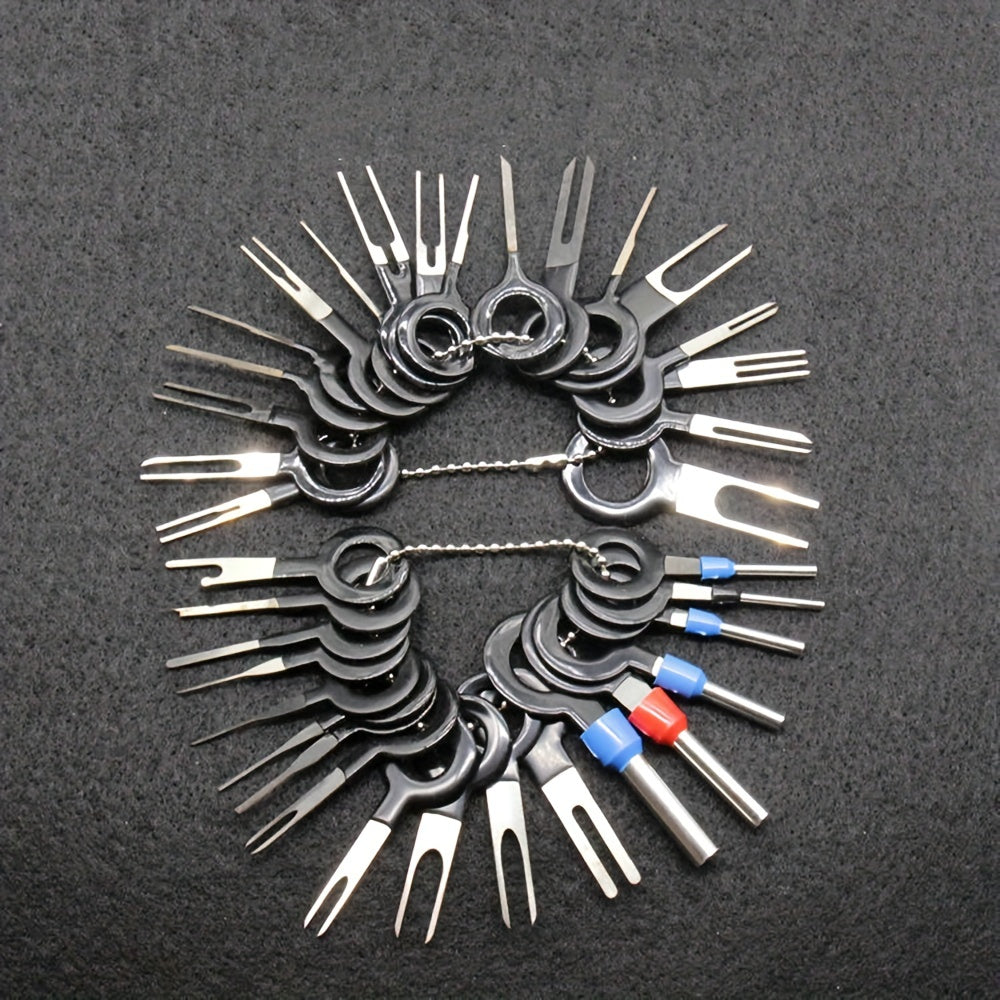 Car Terminal Removal Repair Tools Electrical Wiring Crimp Connector Pin Extractor Kit Keys Automotive Plug Pullers