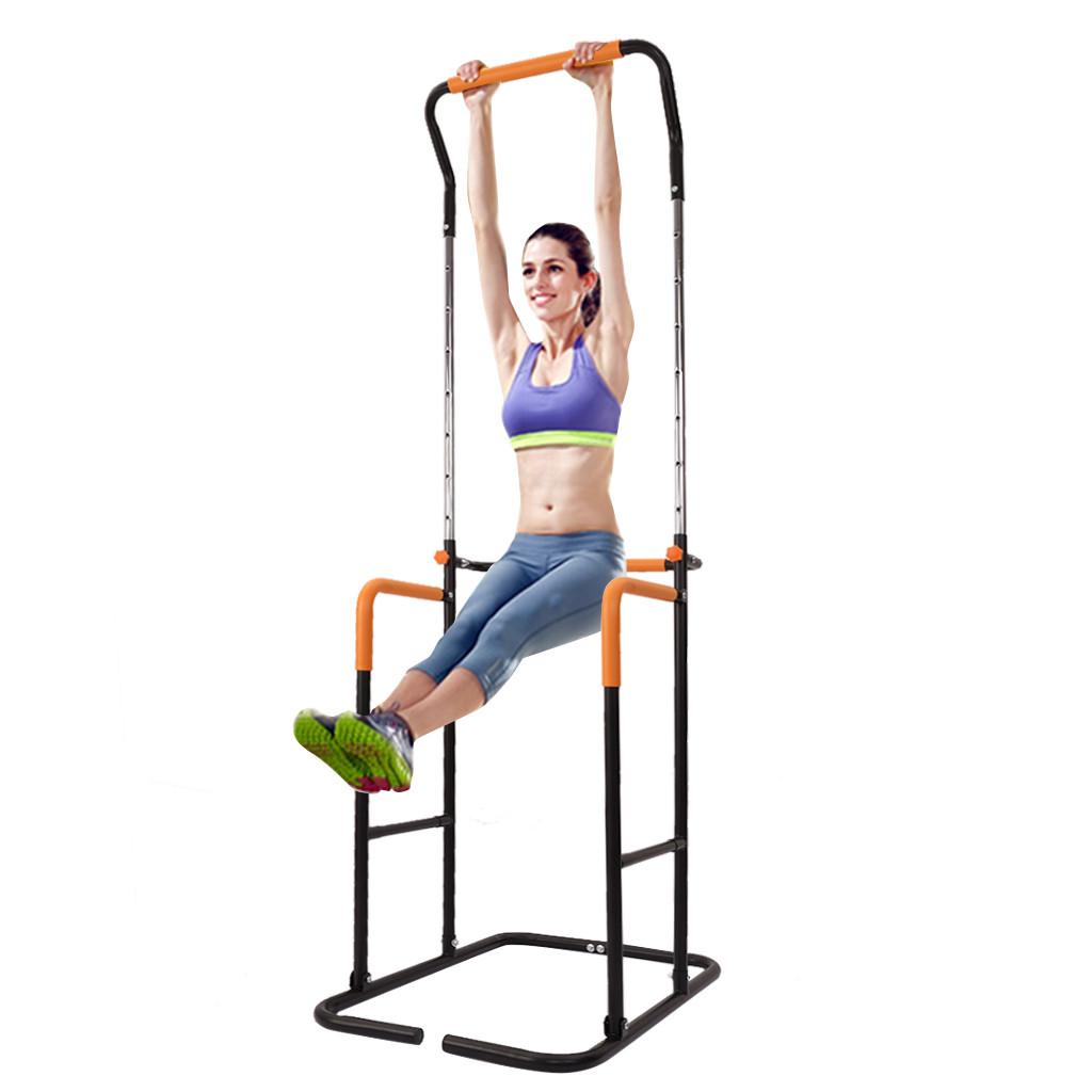 Station Adjustable Pull Up Bar Exercise Workout Multi Function Equipment