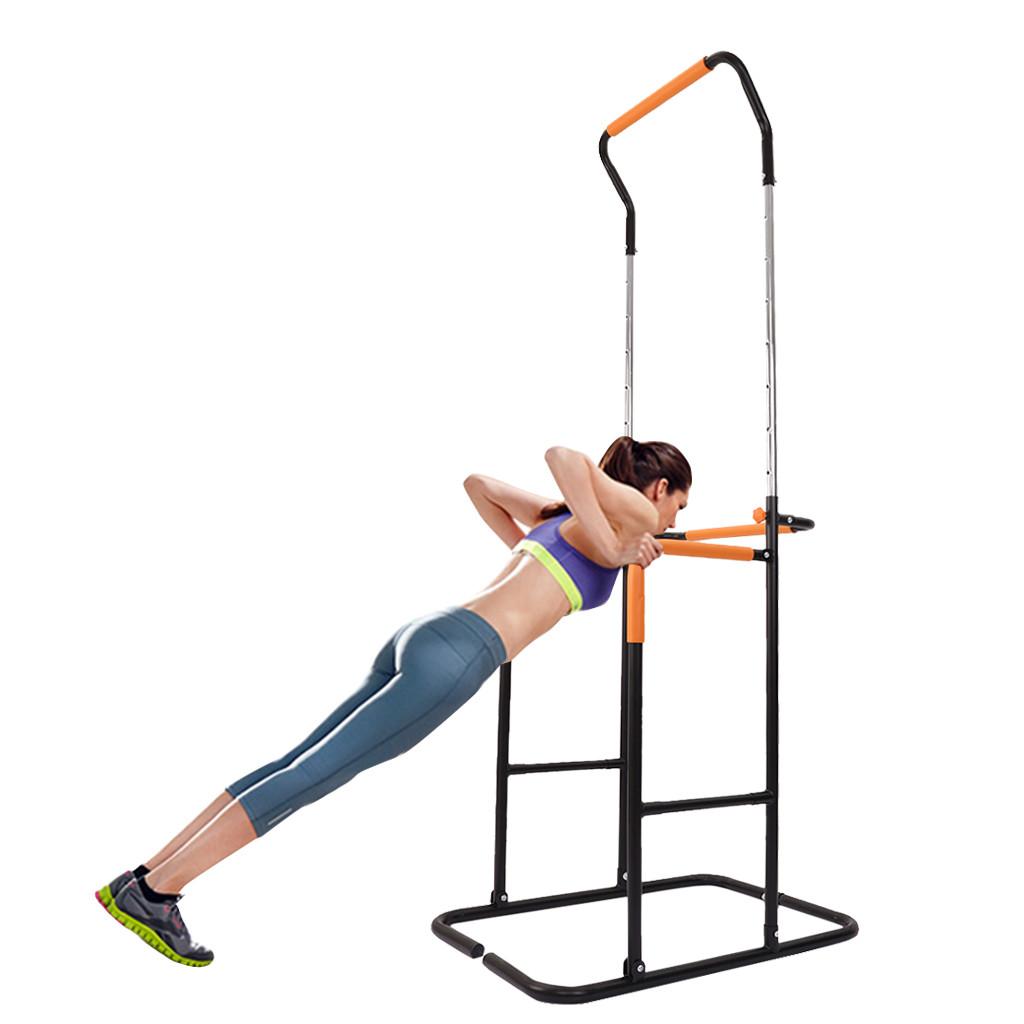 Station Adjustable Pull Up Bar Exercise Workout Multi Function Equipment