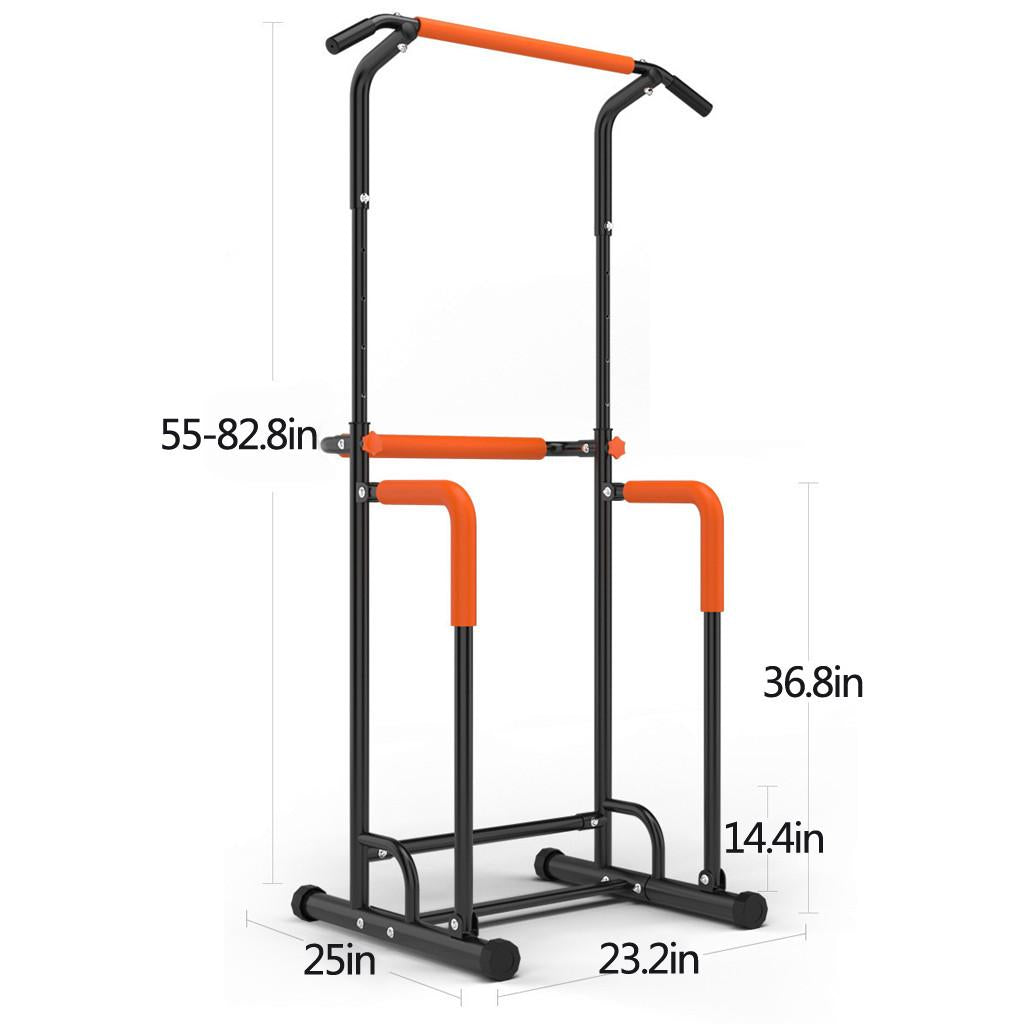 Station Adjustable Pull Up Bar Exercise Workout Multi Function Equipment