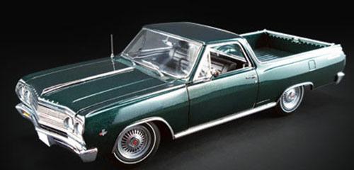 1965 Chevrolet El Camino Cypress Green Limited Edition to 426pcs 1/18 Diecast Model Car by Acme