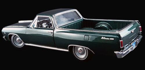 1965 Chevrolet El Camino Cypress Green Limited Edition to 426pcs 1/18 Diecast Model Car by Acme
