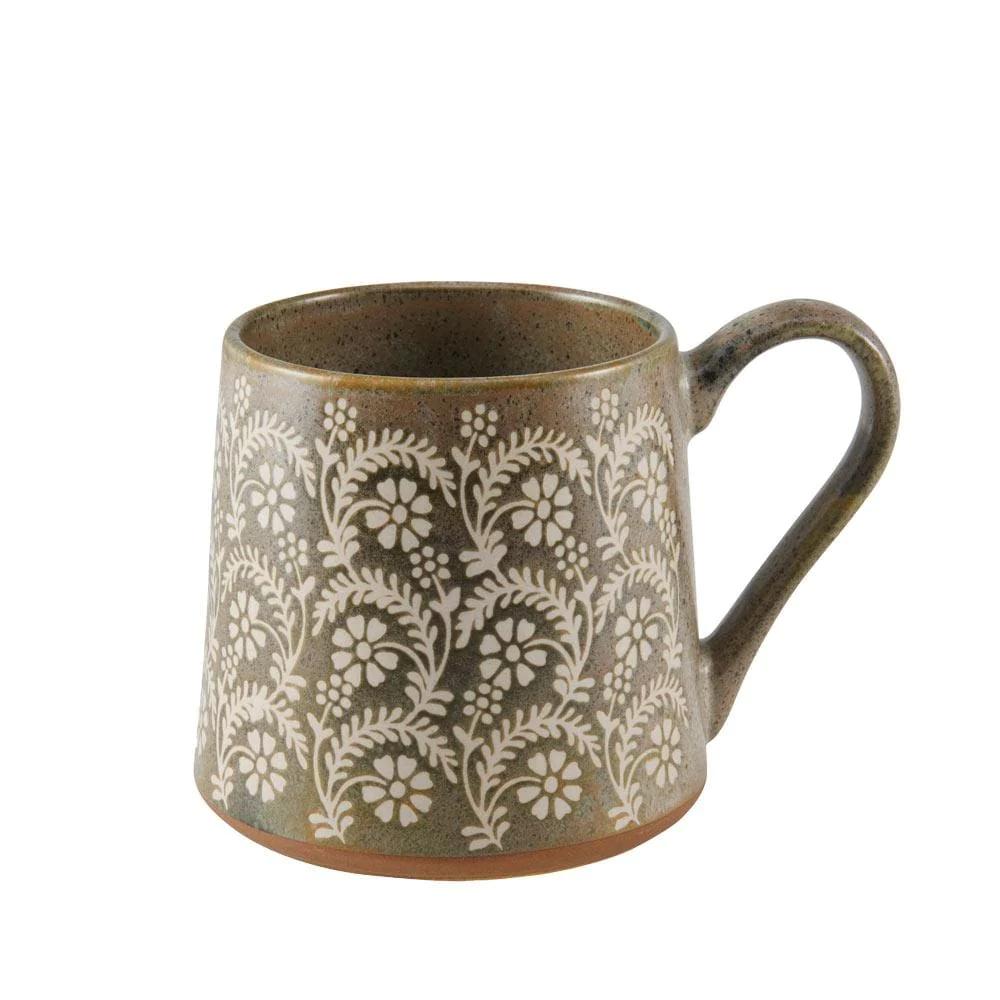 Floral Set of 6 Mugs, Assorted