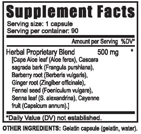 Ultimate Colon Fx Colon Cleansing - 90 Capsules - 5 Pack
