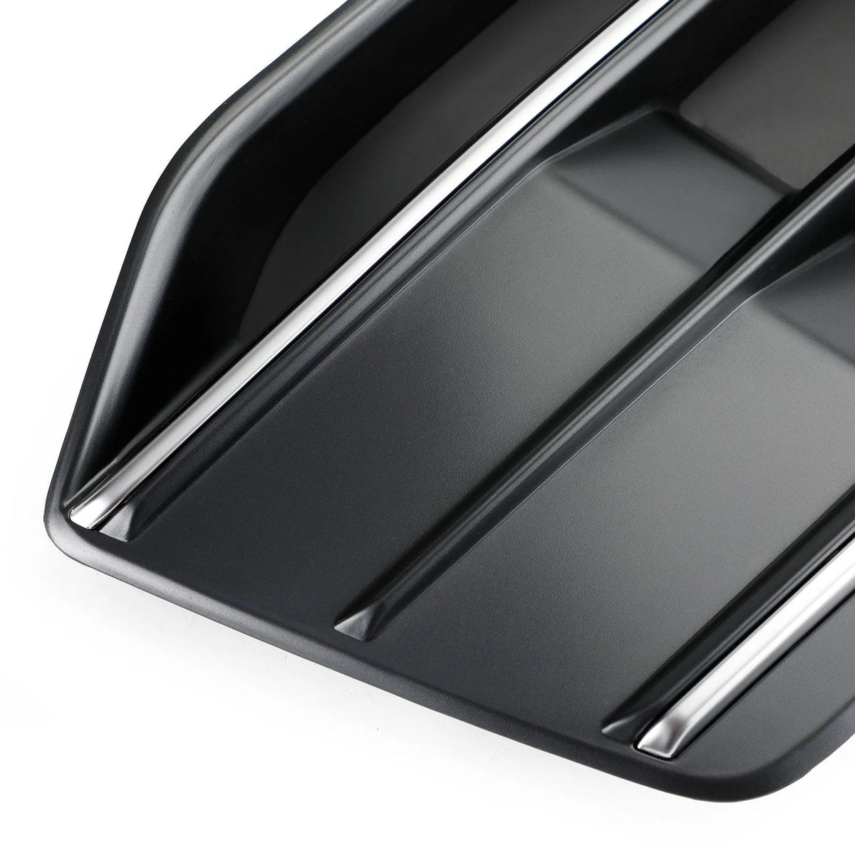 2018-2023 Audi Q5 Standard Version 2PCS Black/Chrome Front Bumper Cover Grille Bezel Insert Generic