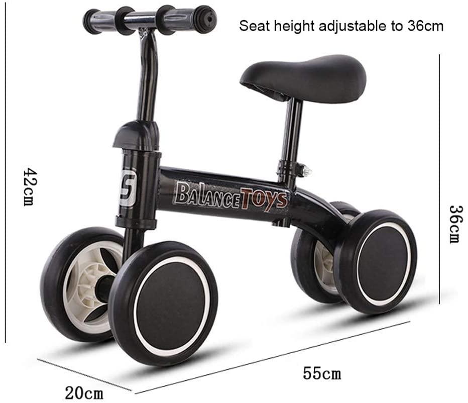 JLFSDB Kids Bike BMX Bike for Kids Boys Girls Bicycle  Bike, Baby Bicycle for 1-4 Year Old, Riding Toys,No Pedal Infant 4 Wheels Baby Walker First Birthday Gift Toddler Bike,Kids First Bike