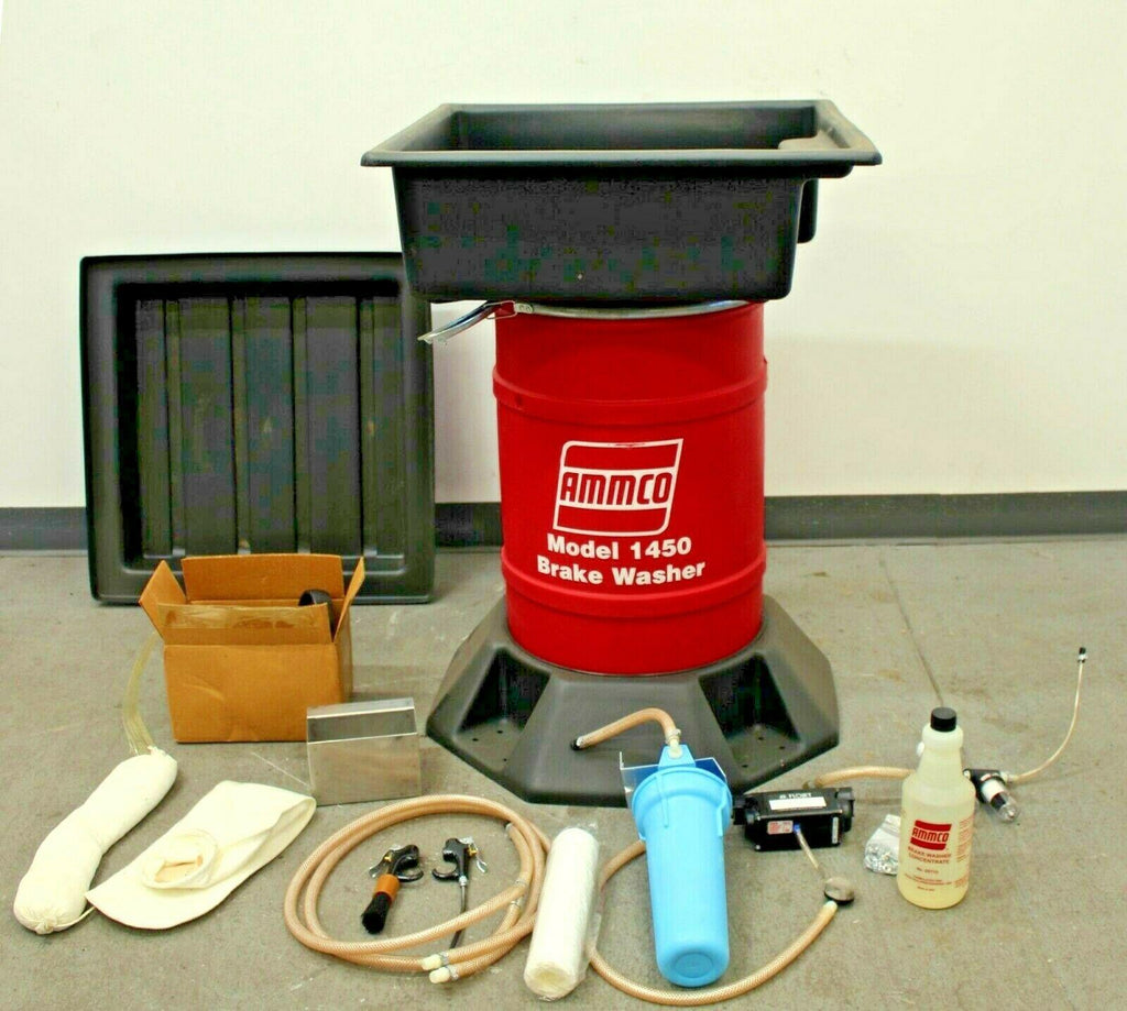 AMMCO 1450 Brake Cleaner Washer Automotive Service Tool Solvent Drain Pan Repair