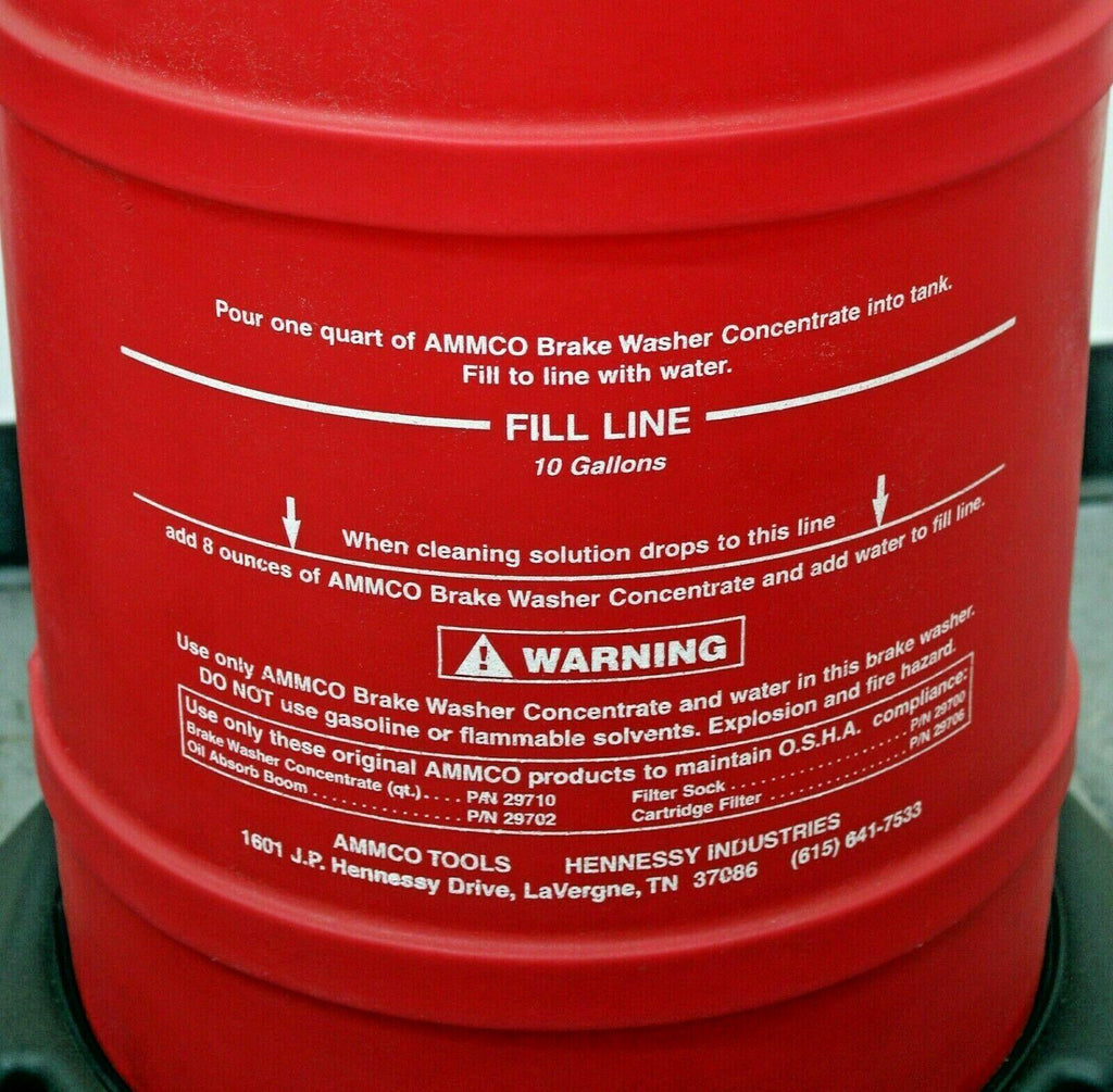 AMMCO 1450 Brake Cleaner Washer Automotive Service Tool Solvent Drain Pan Repair