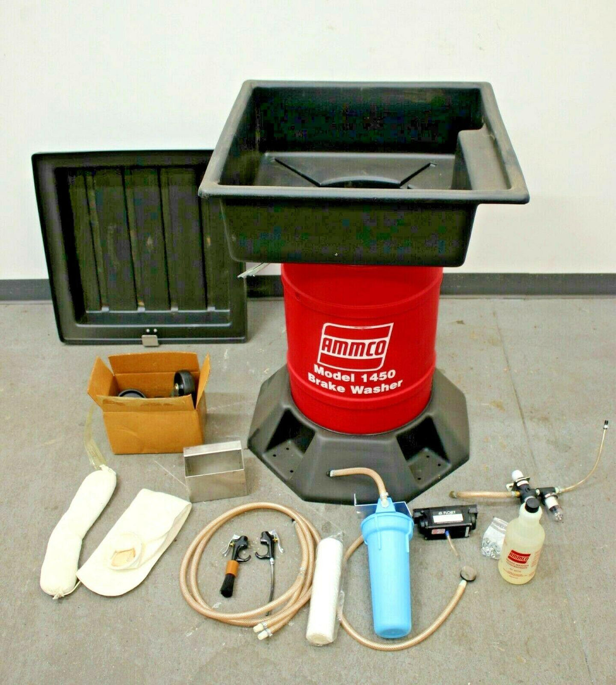 AMMCO 1450 Brake Cleaner Washer Automotive Service Tool Solvent Drain Pan Repair