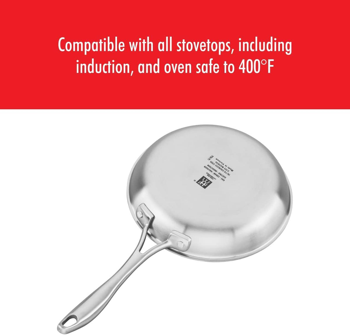 ZWILLING Spirit Ceramic Nonstick Fry Pan Set, 2-pc, Stainless Steel
