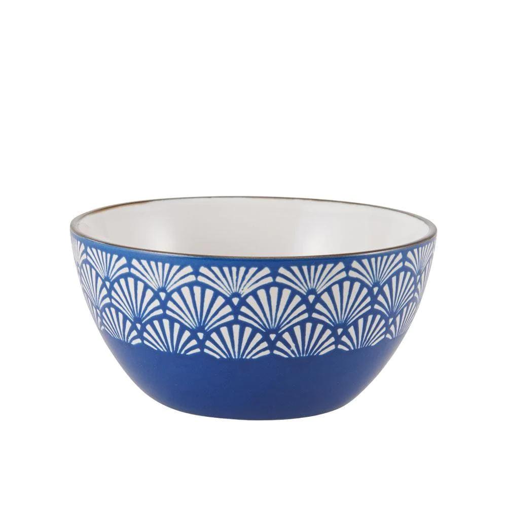 Navy Set of 6 Soup Cereal Bowls, Assorted