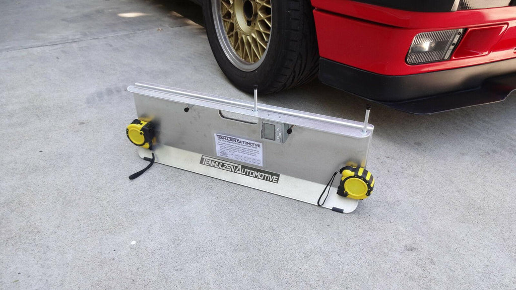 Tenhulzen Automotive DIY Wheel Alignment Tool, Accurate, fast, toe plates+camber