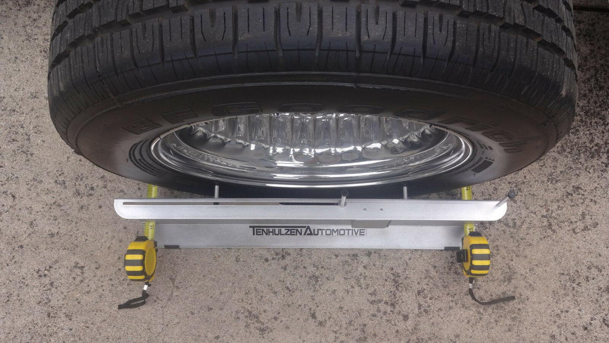 Tenhulzen Automotive DIY Wheel Alignment Tool, Accurate, fast, toe plates+camber