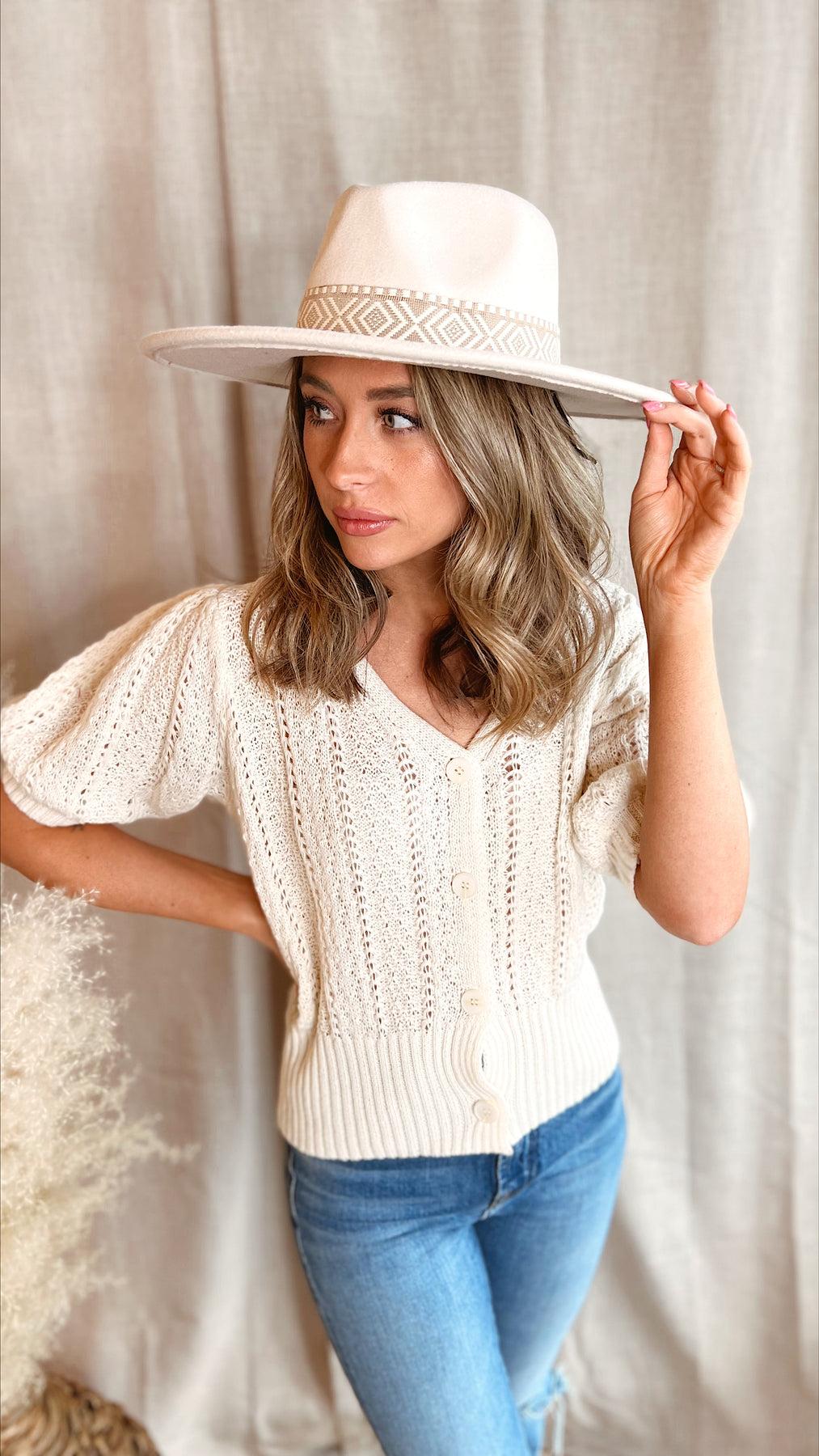 The Look What You Made Me Do Short Sleeve Sweater