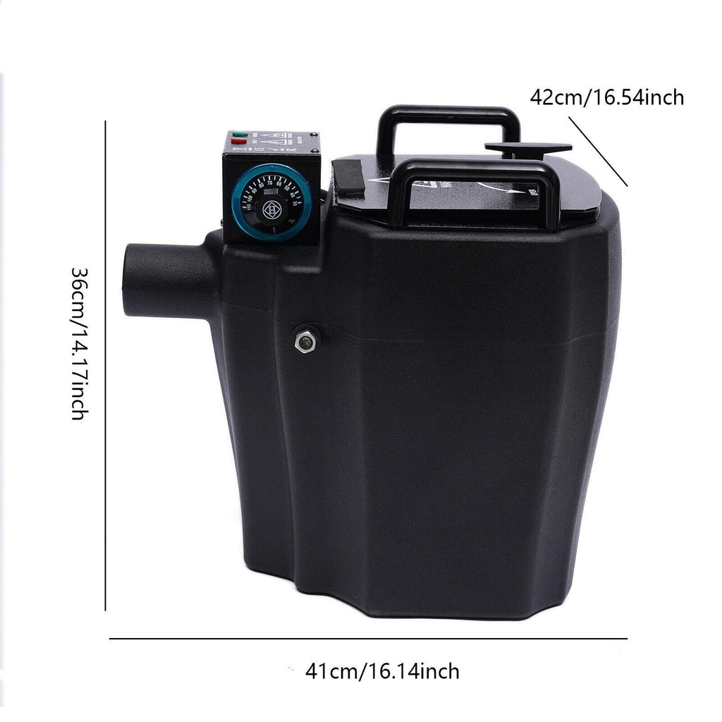 Oukaning 3500W Low Lying Fog Machine Low Profile DJ Stage Smoke Dry Ice Fogger