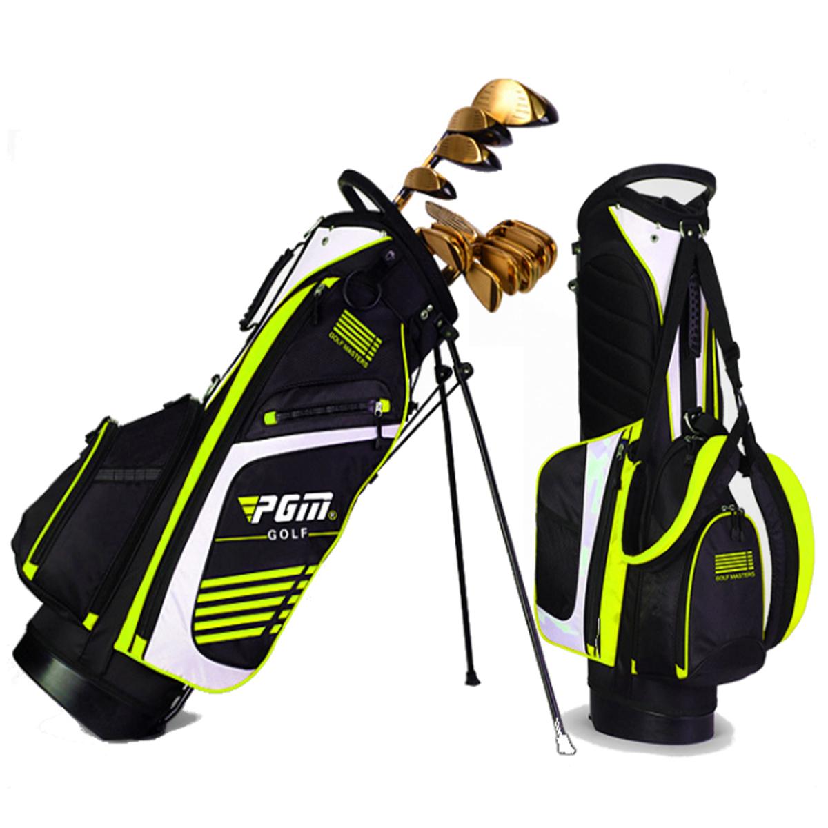 14 Pocket Golf Stand Bag,Lightweight Golf Club StoraBag with Shoulder Strap and Stand for Golf Game Travel