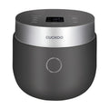 Non-Pressure Rice Cooker 8-Cup Uncooked / 16-Cup Cooked with Induction Heating Technology, Versatile Rice Maker with 12 Menu Options and Steam Plate, Voice Guide, Gray (CR-HA0810FG)