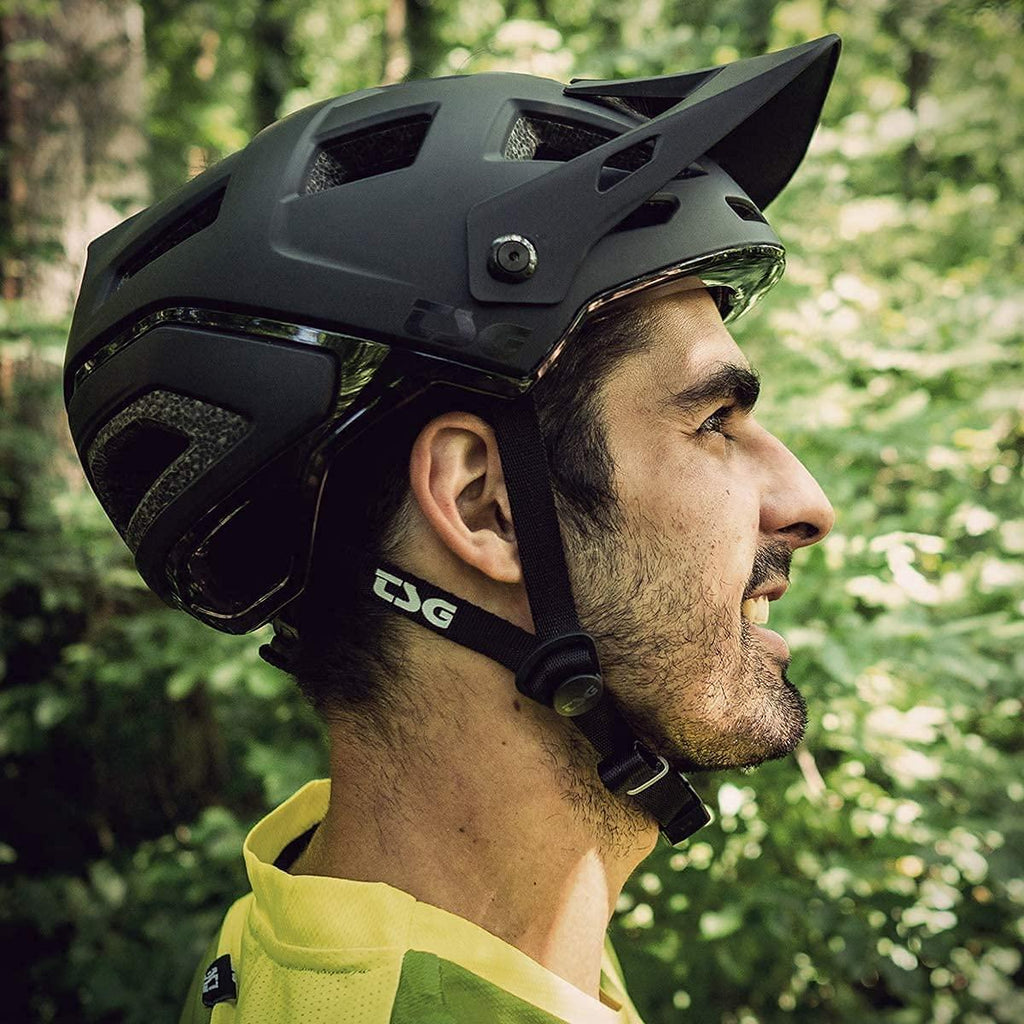 TSG Scope Bicycle & Mountain Bike Helmet w/Tuned Fit, Trail, MTB, Adult & Youth, Low Fit, Protective Gear, Impact Protection, Air Vents, Strap Lamp/Camera Mount, Safety Rated, Swiss, Graphic Design