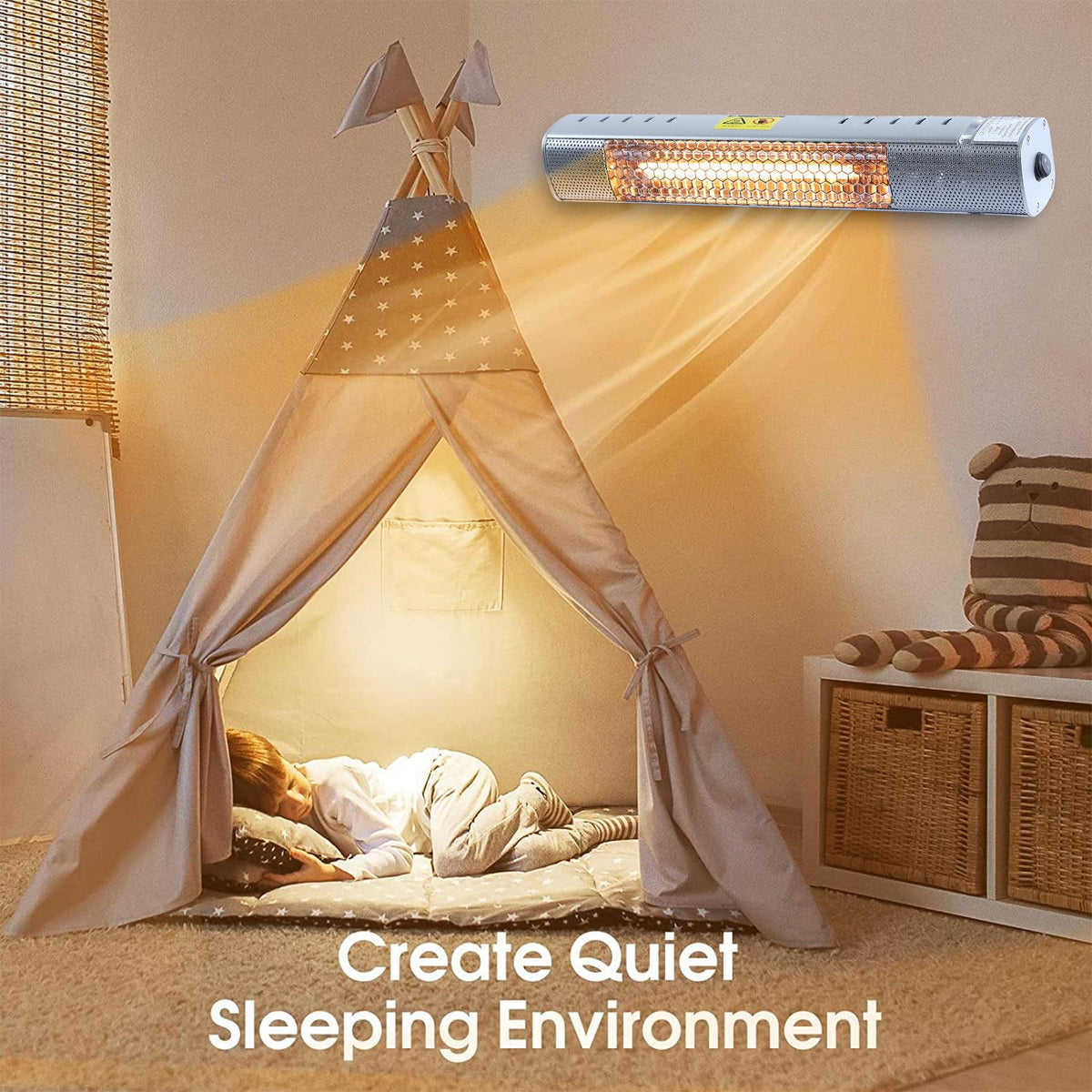 xukasiboPN7 2023 Wall-mounted Electric Heater Suitable For Indoor And Outdoor 800w,110v,50HZ Gifts R4241