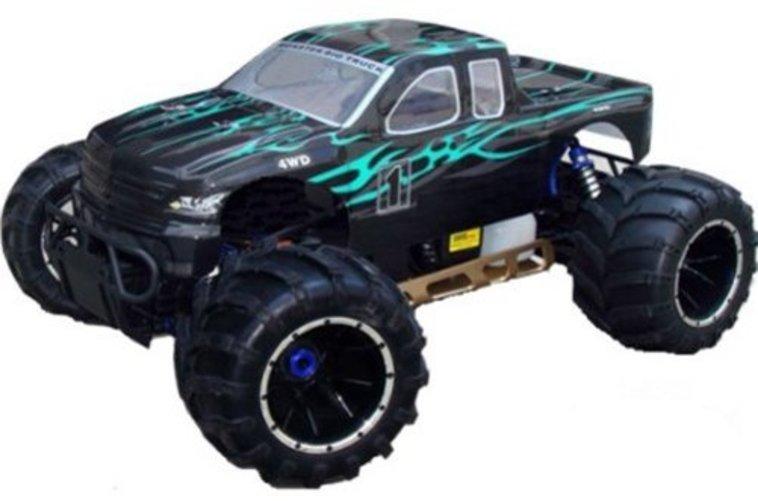 Redcat Racing 1/5 RampaMT V3 4WD  Monster Truck RTR, Green Flame, RER02949