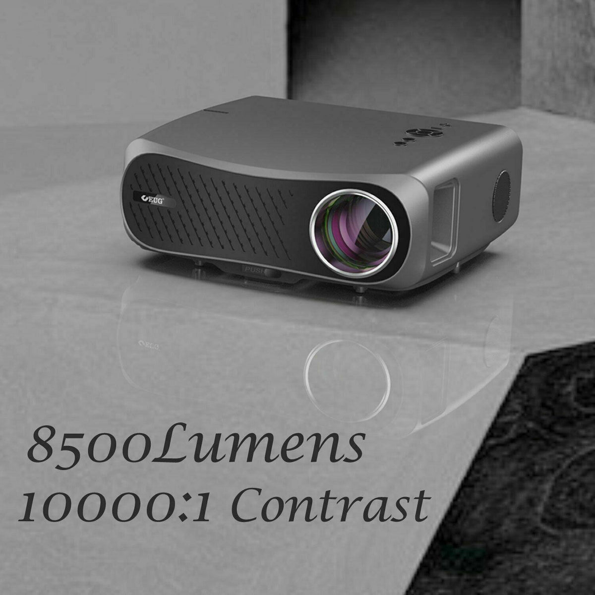 2024 native 1080p projector 8500lumens home theater compatible tv stick hdmi usb