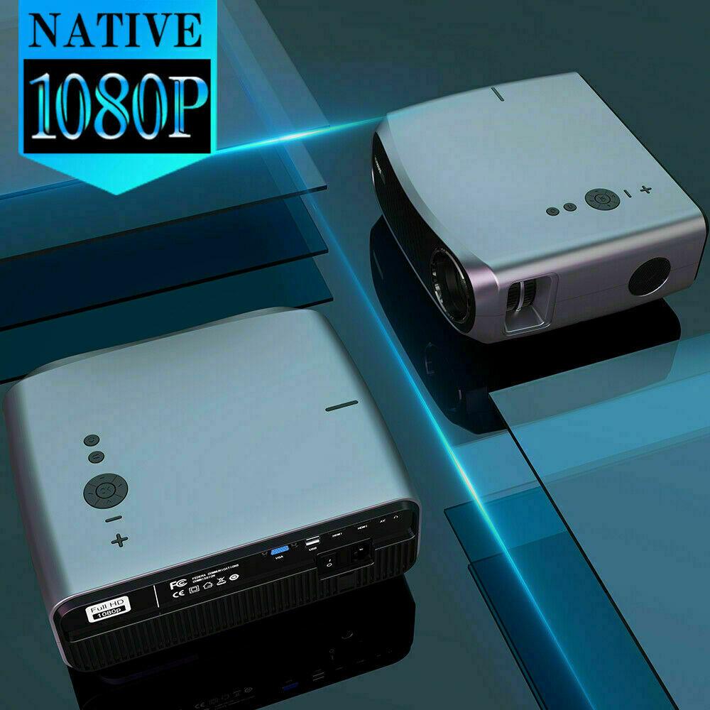 2024 native 1080p projector 8500lumens home theater compatible tv stick hdmi usb
