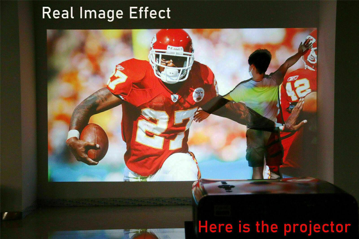 2024 native 1080p projector 8500lumens home theater compatible tv stick hdmi usb