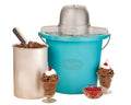ICMP400BLUE 4-Quart Electric Ice Cream Maker with Easy Carry Handle
